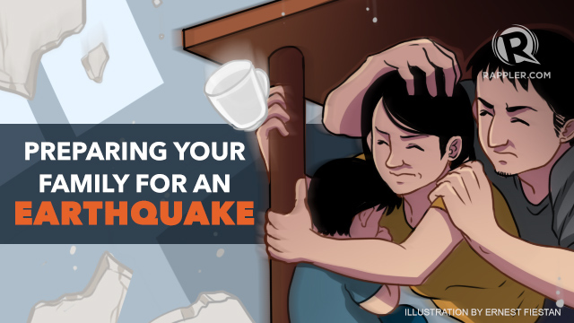 Preparing your family for an earthquake